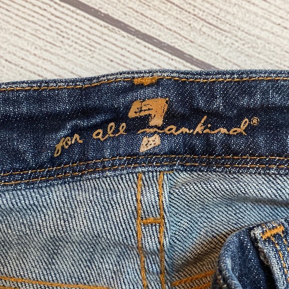Seven For All Mankind Flynt Bootcut Blue Jeans - Size: 27 - US Misses Size: 4 - Picture 7 of 13